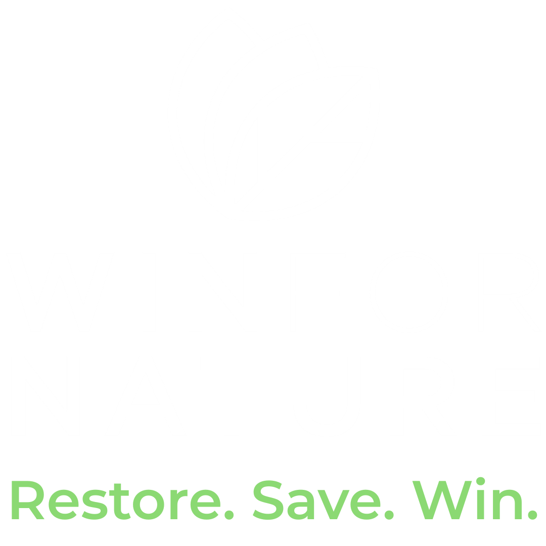 Win for Nature Vertical Logo and tagline