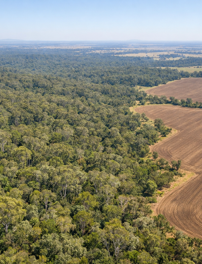 Remnant vegetation with early signs of clearing